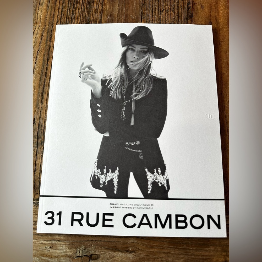 CHANEL Black and White Fashion Magazine